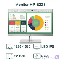 مانیتور استوک اچ پی 22 اینچ مدل HP E223 IPS