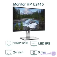 مانیتور استوک دل 24 اینچ مدل Dell U2415 IPS