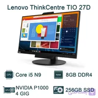 آل این وان استوک 27 اینچ مدل Lenovo ThinkCentre TIO 27D پردازنده i5 نسل 9 (2k – گرافیکدار)