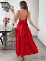 پیراهن زنانه برند shein مدل  پشت پاپیونی