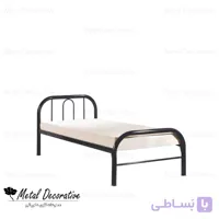 تخت خواب فلزی فریم لوله ای ساده