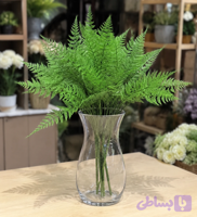 بوته سرخس مصنوعی رنگ سبز مدل sarakhs کد 18