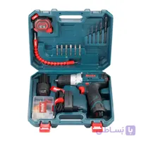 کیت دریل شارژی رونیکس مدل RS_8613 مجموعه 19 پارچه دو باتری