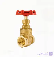 شیر فلکه کشویی برنجی