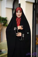 چادر عربی جواهردوزی مدل رومیسا