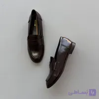 لوفر اورجینال PLT قهوه ای سوخته چرمی (38)