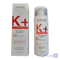 شامپو موی کراتین شده پرایم مدل +K حجم 250mL