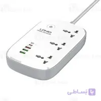 چندراهی و محافظ برق هوشمند لیندو مدل LDNIO SC3451