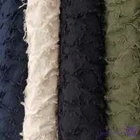 پارچه لینن ژاکارد ریش ریش