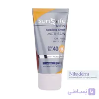 کرم ضدآفتاب آقایان سان‌سیف SPF40 حجم ۵۰ گرم