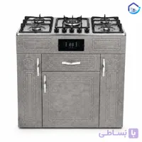 اجاق گاز کابینتی MDF رویه استیل