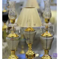 آباژور وشمعدان رومیزی کنسولی طرح دار