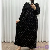 پیراهن ساحلی زنانه گلریز جلو دکمه دار مدل ایوبی فری سایز تا 48 بنددار چهارفصل شیک و راحت