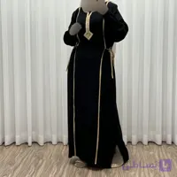 پیراهن گلدوزی یال کد 1635 فری سایز تا 50 نخی چهارفصل کمربنددار شیک و راحت زنانه