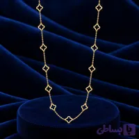 گردنبند طلا ۱۸ عیار رولباسی مدل ونکلیف ۸۰ سانتیمتری
