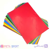 کاغذ رنگی گلاسه بسته 10 عددی