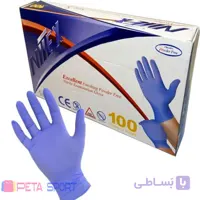 دستکش یکبار مصرف نیتریل نیتکس 100 عددی