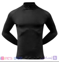 تیشرت استریج انگشتی مشکی