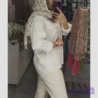 شومیز زنانه خنک کتان تک لبه جیب