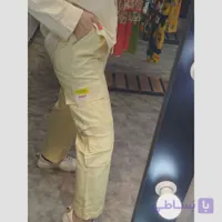 شلوار زنانه کارگو(شش جیب)کتان خنک