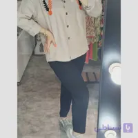 شومیز زنانه تابستانه کتان گلدوزی