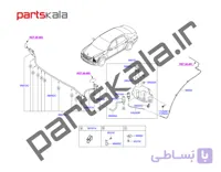 چراغ شور جلو جنسیس سدان