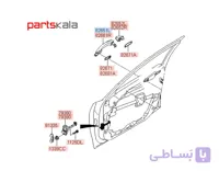 دستگیره درب جلوچپ آزرا گرنجور