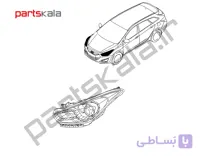 چراغ جلو راست هیوندای i40