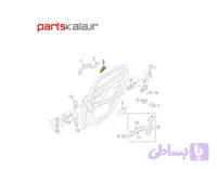 واشر انگشتی دستگیره درب جلو راست گرنجور