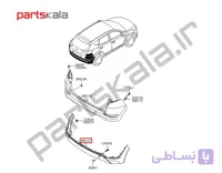 سپر عقب پایین توسان TL