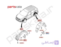گل‌ پخش کن عقب راست اسپورتیج SL
