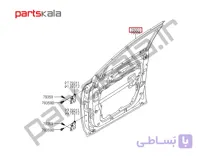 درب جلو چپ سانتافه‌ DM