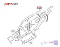گلگیرعقب راست توسان TL