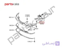 مه شکن جلو چپ آزرا قدیم