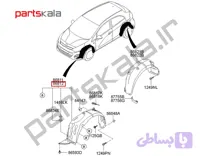 شلگیر جلو چپ سانتافه CM