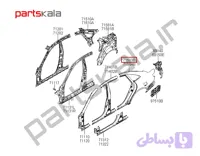 گلگیر عقب راست آزرا قدیم