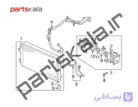 شلنگ ورودی کمپرسور کولر اکسنت