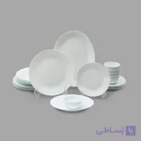 سرویس غذاخوری اوپال 25 پارچه 6 نفره آیروپال مدل پیچ ورژن 4