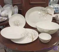 سرویس ارکوپال ۲۶ پارچه مدل درخت طلایی گرد