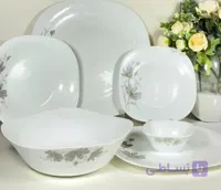 سرویس ارکوپال ۲۶ پارچه طرح مربع