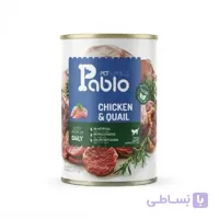 کنسرو پابلو نچرال پریمیوم بچه گربه مرغ و بلدرچین 430گرم