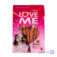 تشویقی سگ لاومی سینه مرغ Love Me Chicken Flavored Dog Treats وزن 60 گرم