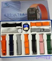 ساعت هوشمند ویسمی مدل K99 Ultra با ۱۰ مدل بند