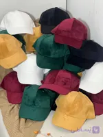 کلاه کپ مخمل رنگی 48650