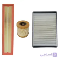 فیلتر هوا خودرو سرکان مدل SF72411223 به همراه فیلتر روغن و فیلتر کابین مناسب برای پژو پارس TU5