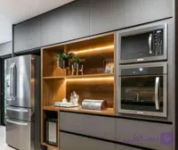 چراغ خطی زیر کابینتی کنجی 12وات عرض 3 سانتی متر کد ۲برندRoar