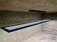 لوستر آویز مدرن لوستر مستطیل افقی