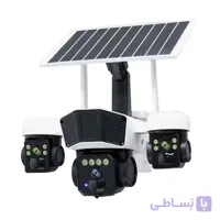دوربین امنیتی خورشیدی اوکم OKAM مدل TL3 با ۳ لنز ۱۲ مگاپیکسل