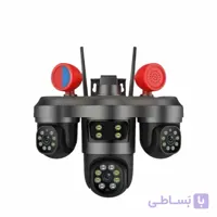 دوربین سیمکارتی ۳ لنز IPC-V380-LX-CD36CF رزولوشن 15 مگا پیکسل(هر سه لنز موتوردار دار و قابل چرخش از برنامه) آژیر دار
