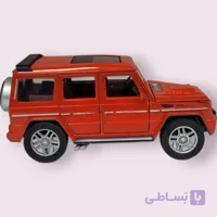ماشین اسباب بازی بنز جی کلس رنگ قرمز طرح امبولانس درب باز شو